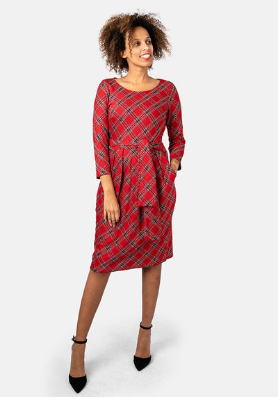 Ellington Red Tartan Dress