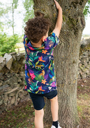 Children's Jungle Fever Print Cotton T-Shirt (Ephron)