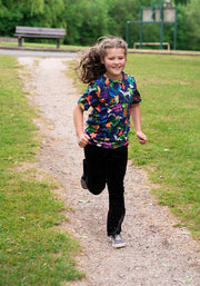 Children's Jungle Fever Print Cotton T-Shirt (Ephron)