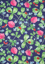 Maura Shamrock And Ladybird Print Midi Dress