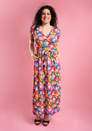 Esmeray Disco Ball Print Midaxi Dress