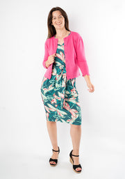 Etis Layered Dragonfly Print Dress