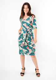 Etis Layered Dragonfly Print Dress