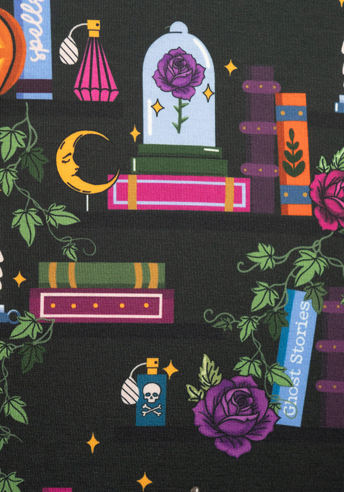 Euphemia Spooky Shelf Print Dress