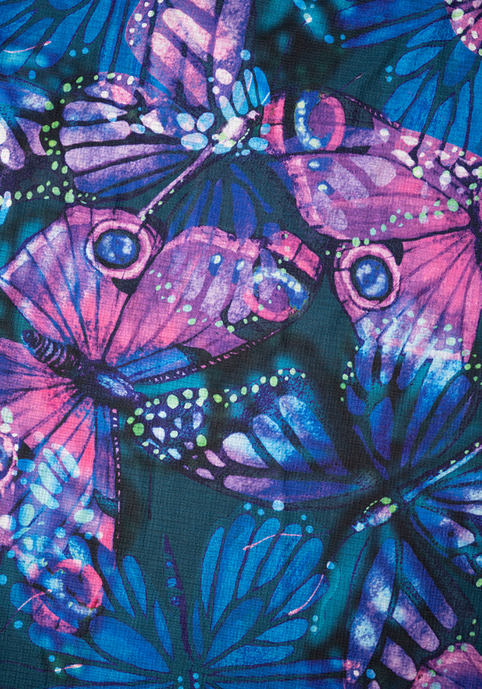 Fiora Butterfly Print Maxi Dress