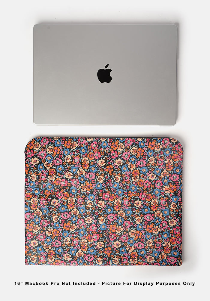 Floral Print Laptop Sleeve