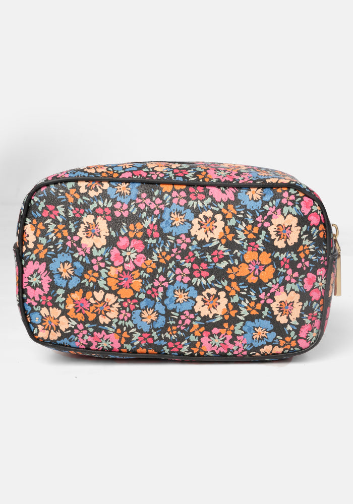 Floral Print Wash Bag