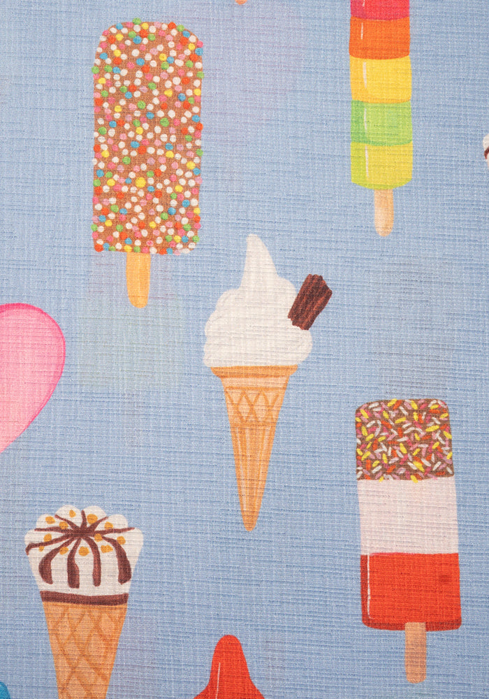 Second angle of Floss Ice Cream &amp; Lolly Print Dress