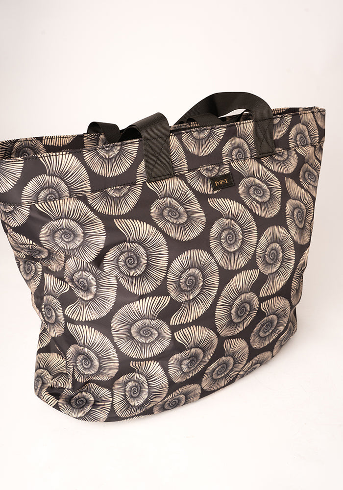 Ninth angle of Fossil Print Beach Bag