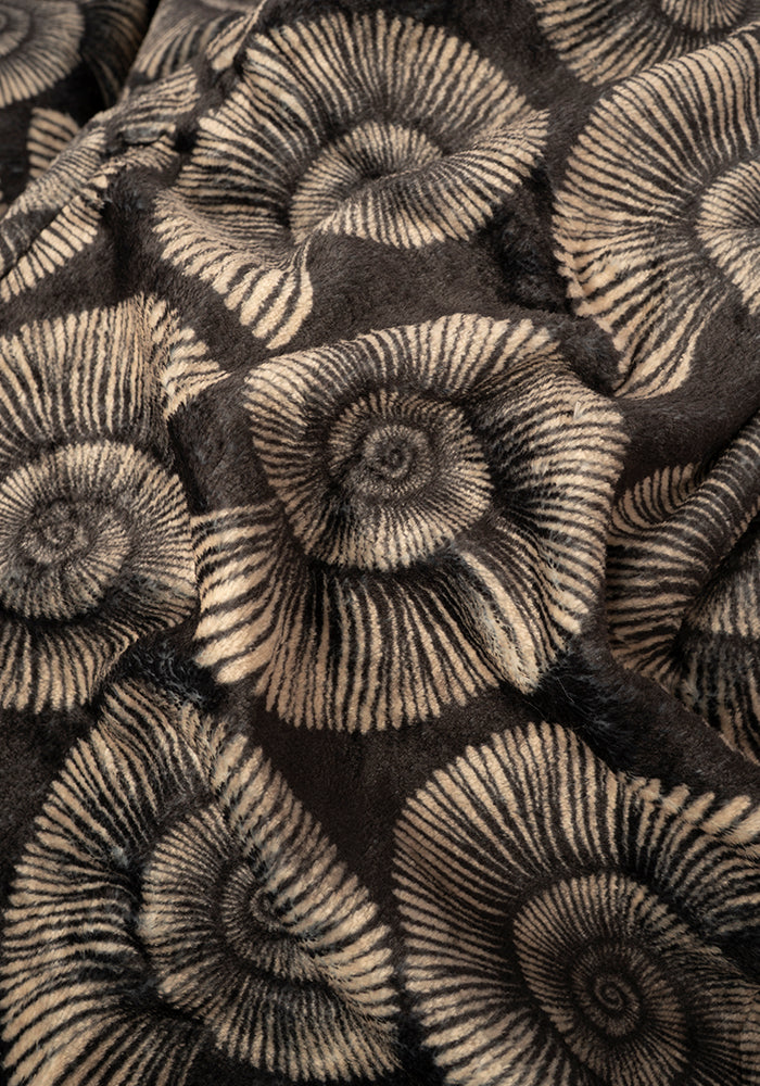 Fossil Print Dressing Gown