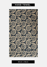 Fossil Print Hand Towel