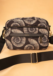 Fossil Print Cross Body Bag