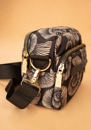 Fossil Print Cross Body Bag