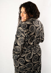 Fossil Print Dressing Gown