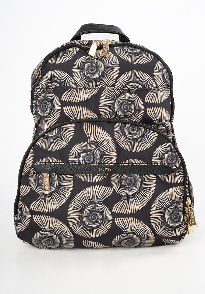 Front view of Fossil Print Rucksack