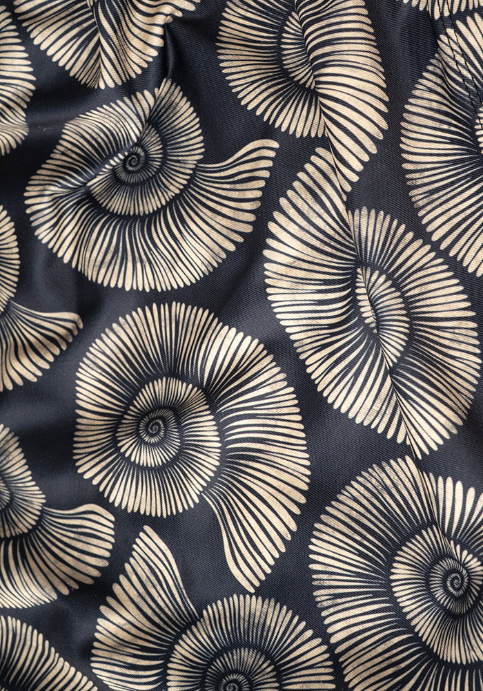 Popsy Fossil Print Side Ruched Swimsuit