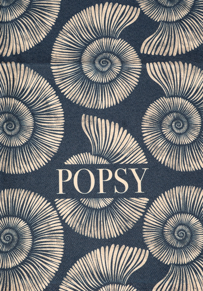 Second angle of Fossil Print Tea Towel