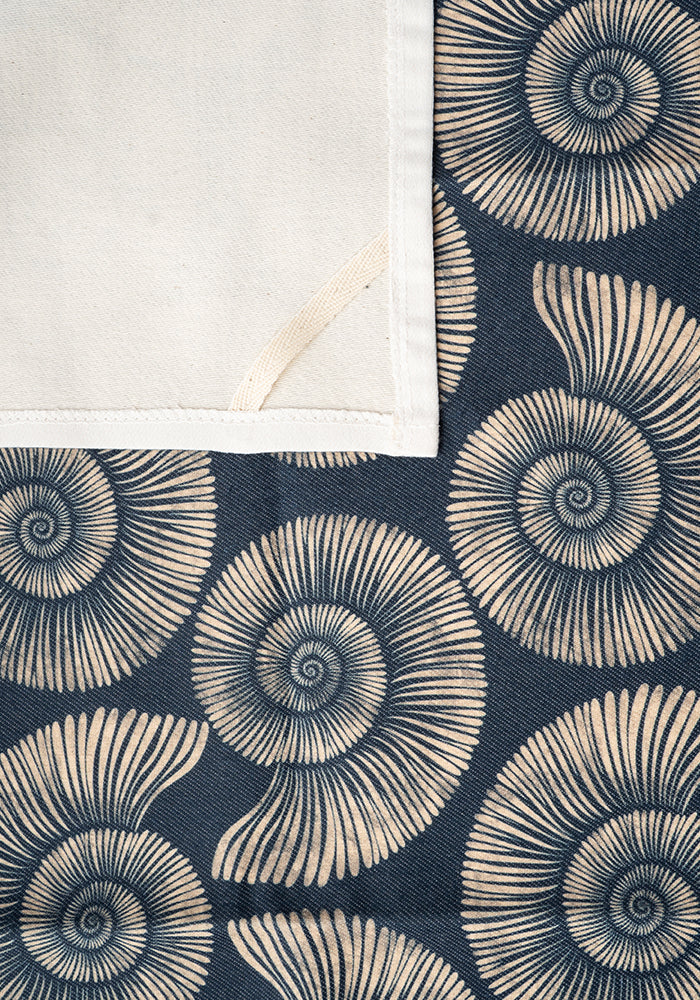Third angle of Fossil Print Tea Towel