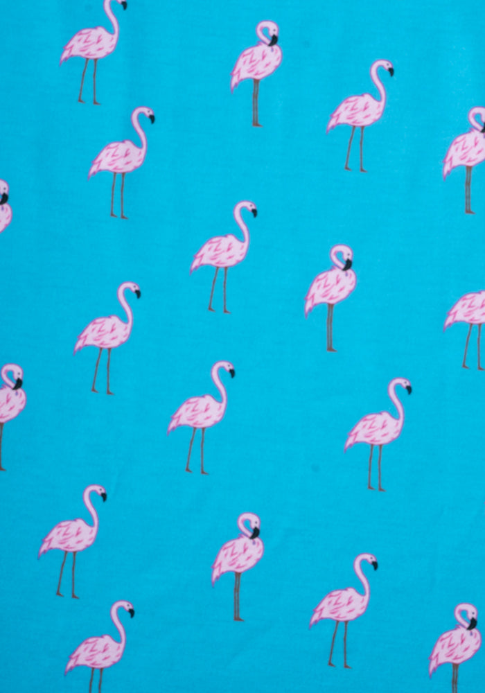 Franky Conversational Flamingo Print Dress