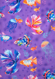 Freyja Tropical Fish Print Dress