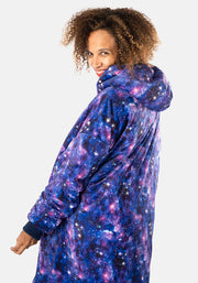 Popsy Pop-On Oversize Galaxy Print Hoodie