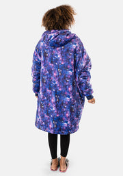 Popsy Pop-On Oversize Galaxy Print Hoodie