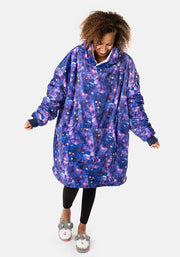 Popsy Pop-On Oversize Galaxy Print Hoodie