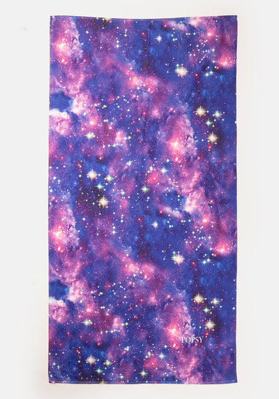 Large Galaxy Print Towel