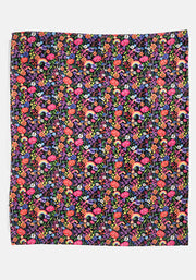 Pop-under Garden Rainbow Print Plush Blanket