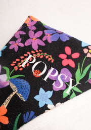 Rainbow Garden Print Hand Towel