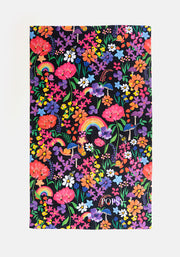 Rainbow Garden Print Hand Towel