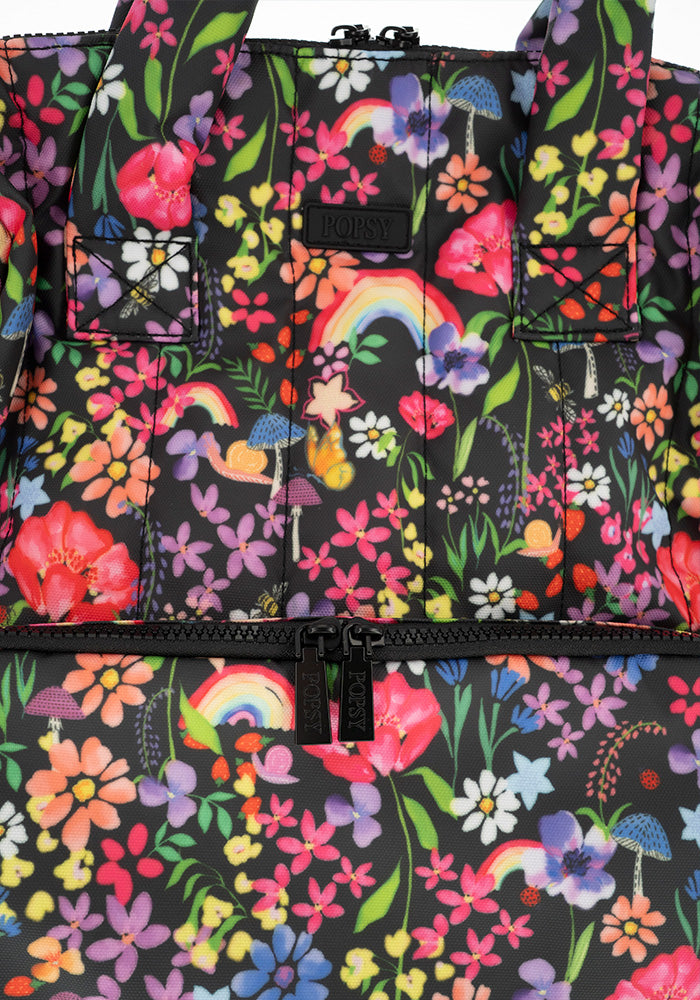 Tenth angle of Garden Rainbow Maternity Bag