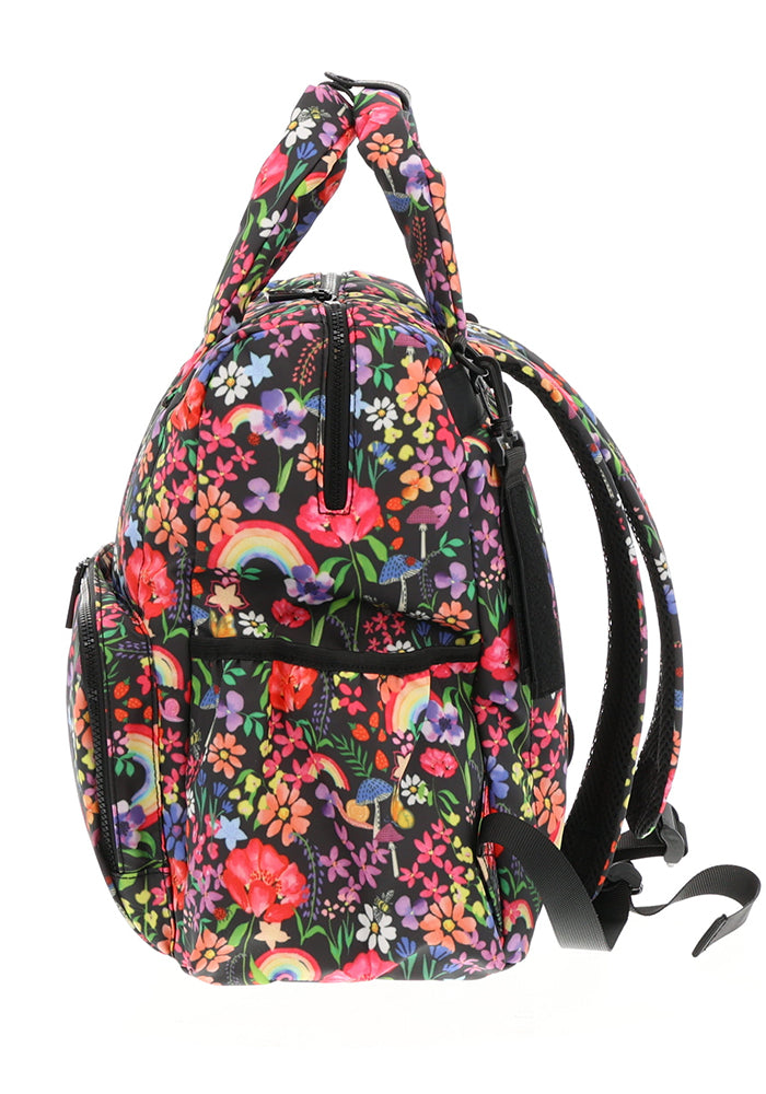 Eighth angle of Garden Rainbow Maternity Bag