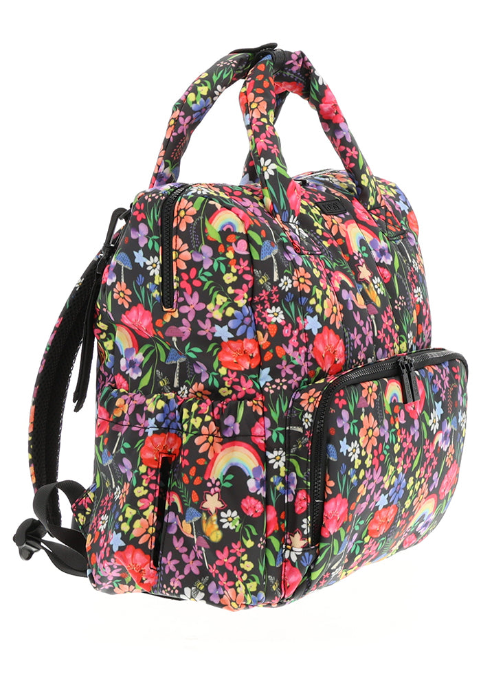 Second angle of Garden Rainbow Maternity Bag
