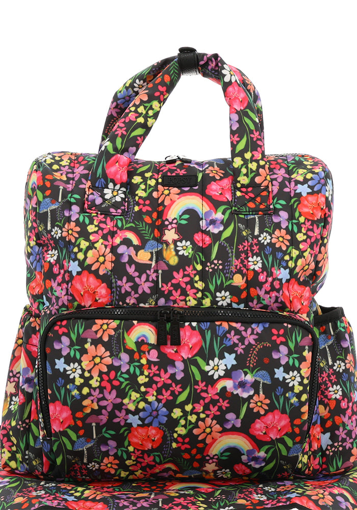 Ninth angle of Garden Rainbow Maternity Bag