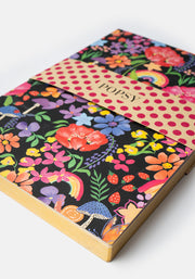 Popsy Rainbow Floral Print Notebook