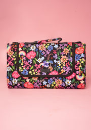 Garden Rainbow Print Foldable Popsy Picnic Blanket