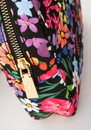 Garden Rainbow Print Makeup Bag