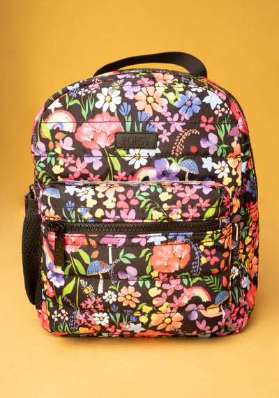 Garden Rainbow Print Popsy Mini Backpack