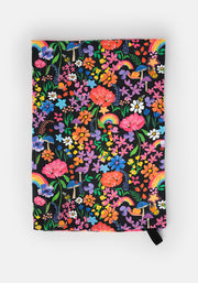 Garden Rainbow Print Popsy Tea Towel