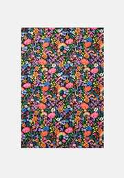 Garden Rainbow Print Popsy Tea Towel