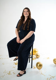 Gem Sparkle Culotte Leg Jumpsuit