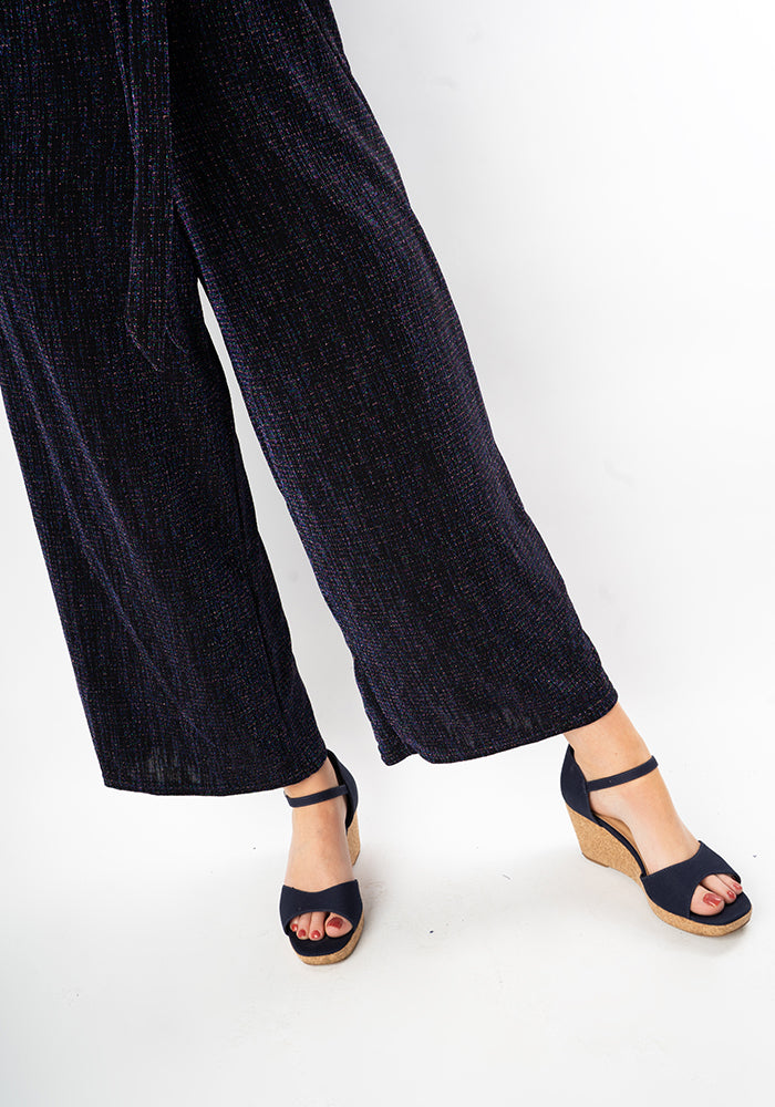 Seventh angle of Gem Sparkle Culotte Leg Jumpsuit