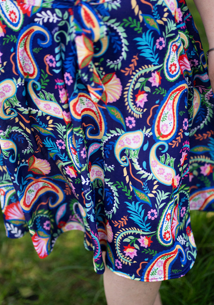 Georgianna Large Paisley Print Dress