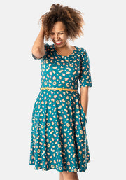 Geraldine Pencil Sharpening Print Dress