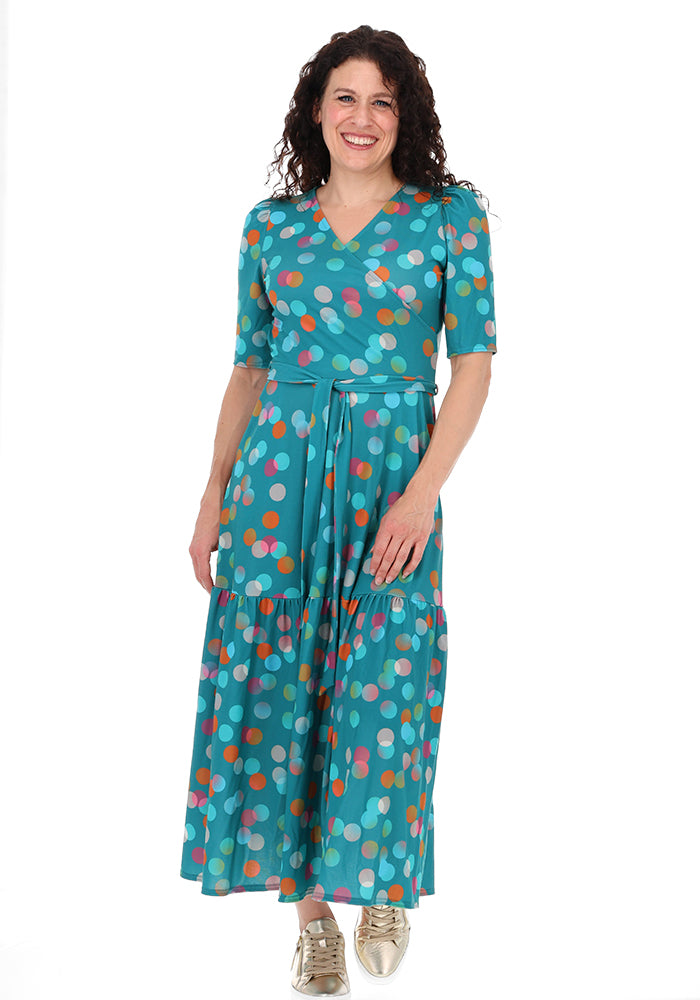 Ginnie Ombre Spot Print Midaxi Dress