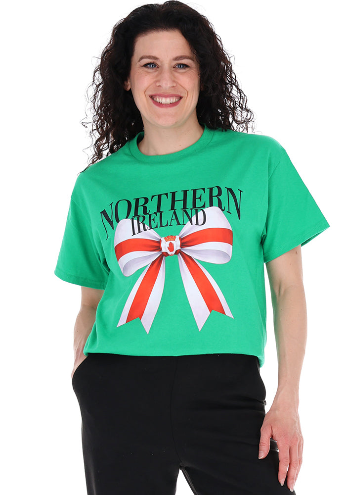 Second angle of Green Northern Ireland Graphic T-Shirt