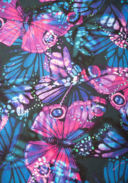 Griana Butterfly Print Cotton Midi Dress