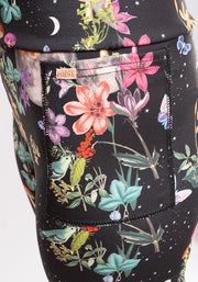 Heath Midnight Botanical Print Leggings