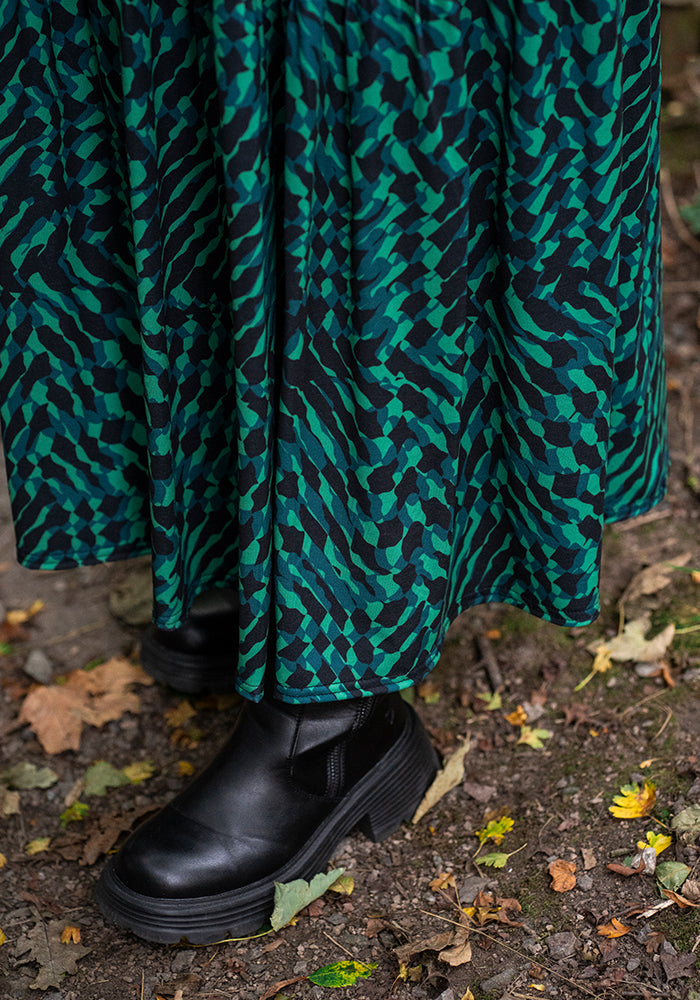 Harlyn Abstract Print Midaxi Dress
